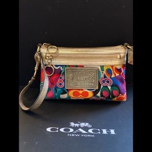Authentic coach wristlet
